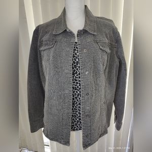 Chico's Platinum Denim Jacket 3